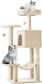 Sweetcrispy 44 Inch Cat Tree Tower, Cat Climbing Tower - Image 7