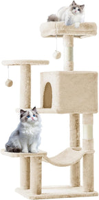 Sweetcrispy 44 inch Cat Tree Tower, Small Cat Climbing Tower by Sweetcrispy