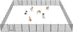 Dog Playpen 32 inch 40 Panels Indoor Outdoor Dog Pen by Jhsomdr