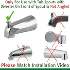 Wondurdog Bathtub Spout and Garden Hose Attachment Dog Wash Kit w/Splash Shield - Image 4