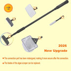 Carefree Fish 4IN1 Aquarium Cleaning Tools Long Handle Adjustable Length - Image 2