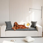 Sofa Cover Fuzzy Couch Cover for Pet, Couch Covers for Dogs Washable Non-Slip by Mitid