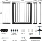 Mumeasy Baby Gate Extra Wide, 29.5-51'' Pressure Mounted Dog Gate - Image 8