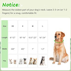 Dinosaur Dog Collar，Green with Multicolor Dino Pattern Handmade Cotton Collar - Image 2
