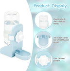 Rypet No Mess Bird Water Feeder Dispenser Set Automatic Bird Feeder Transparent - Image 3