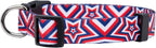 Native Pup American Flag Dog Collar- Red White and Blue- Patriotic Collars - Image 2