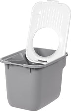 IRIS USA Cat Litter Box, Large Cat Box Enclosure, Top Entry - Image 6