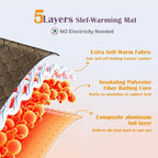 ULIGOTA Self Warming Cat Bed Self Heating Cat Mat Thermal Pet Bed Mat - Image 2
