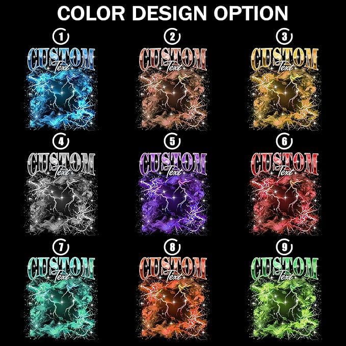H-DEWALL Custom T Shirts Mineral Wash Tshirt Bootleg Rap Tee Customized Gifts - Image 4