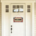 Welcome Sign for Front Door, Welcome Decor Wooden Hanging Sign for Wall Decor - Image 4