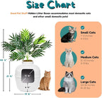 Good Pet Stuff Hidden Litter Box Planter, Decorative Cat Litter Enclosure - Image 6