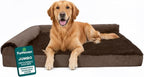 FurHaven Orthopedic Dog Bed for Large Dogs, L-Shaped Chaise Mattress, Egg Crate by FurHaven