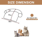 Calming Dogs/Cats Bed Mats, Dog Pad Washable Removable Couch Cover, Plush Long - Image 2