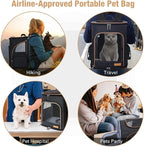 Lekereise Large Cat Backpack Carrier Expandable Pet Carrier Backpack - Image 4
