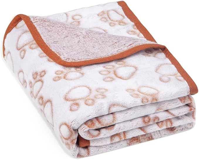 Stuffed Large Brown Premium Soft Dog Blanket, - Image 8