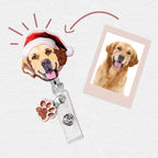 callie Personalized Christmas Pet Badge Reel - Image 8