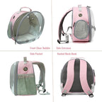 Small Animal Carrier Guinea Pig Backpack, Transparent, Breathable Backpack - Image 3