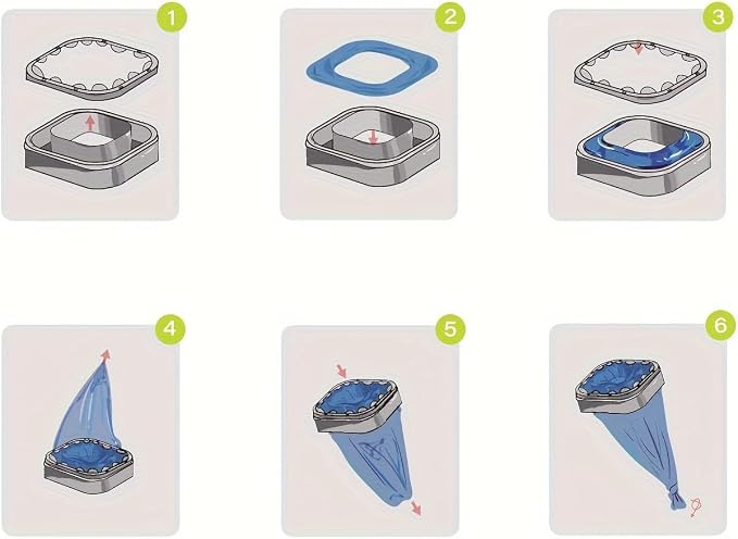 9 Pack Cat Litter Refills Compatible Bag Compatible - Image 3