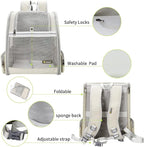 Texsens Pet Backpack Carrier for Small Cats Dogs | Ventilated Design, Safety - Image 4