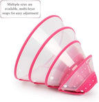 Andiker Pet Cone Recovery Dog Cone Adjustable Dog Collar Clear Padded Collar - Image 4