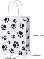 Blulu 20 Pcs Puppy Dog Paw Gift Bags - Image 2