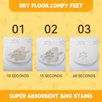 Diatomaceous Earth Dog Food Mat, Large 19.6"x9.8" Bone Shape - Image 7