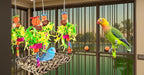 ERKOON Conure Toys, Bird Cockatiel Toys Foraging Swing Mat Parrot Climbing - Image 9