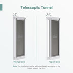 Baboni 3-Flaps Pet Door for Interior and Exterior Doors, Steel Frame and - Image 5