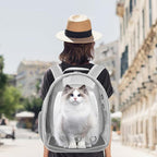 Pet Backpack Carrier, Bubble Backpack Cat Carrier, Pets and Small Dogs - Image 3