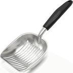 Cat Litter Scoop, Kitty Metal Scooper, Aluminum Alloy Sifter, Kitten Pooper by Frxat