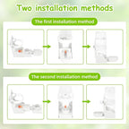 Rypet No Mess Bird Water Feeder Dispenser Set Automatic Bird Feeder Transparent - Image 4