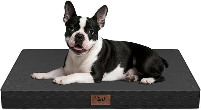 Outdoor Dog Bed for Small Dogs, Waterproof Dog Crate Bed for Medium Dogs Cats by TailStories