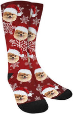 Custom Face Socks, Personalized Dog Lover Pet Photo Picture on Socks Unisex by Enjoy-yjl