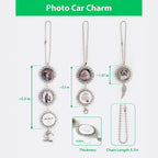 Custom Pet Photo Car Charm, Personalized Pet Memorial Rearview Charm, Paw - Image 6