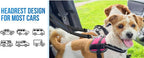 Dog Seat Belt for Car, Dual Pet Vehicle Headrest Restraint Safety Seatbelt - Image 9