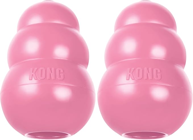 KONG - Puppy Toy Natural Teething Rubber - Fun to Chew, Chase and Fetch - by KONG