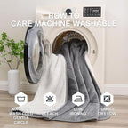 Waterproof Blanket for Beds – Ideal for Couch & Pets Splash Proof Sherpa Throw - Image 8