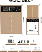 2025 Upgrade 7W Solar Power Chicken Door, Pet Deluxe Automatic Chicken Coop Door - Image 8