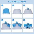 Interactive Cat Tunnel Mat for Indoor Cats, 4-Way Felt Cat Cave - Image 8
