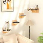 XiaZ Cat Wall Shelves, Cat Wide Climber Shelf - Image 6