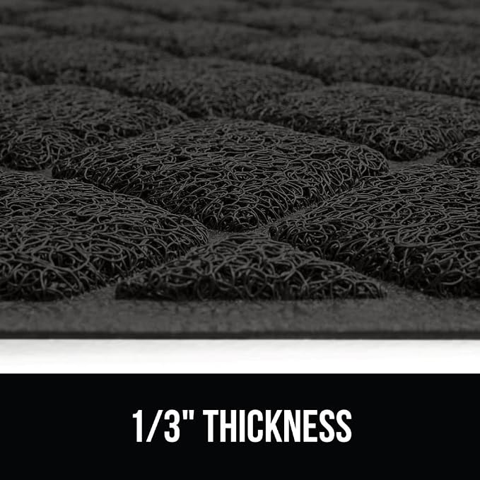 GORILLA GRIP Cat Litter Box Mat, 35x23 2 Pack, Water Resistant, US Designed - Image 9