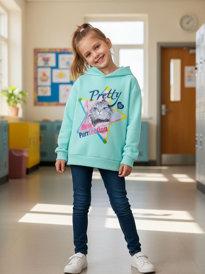 WELAKEN Sweatshirts for Girls Toddler & Kids II Little Girl's Pullover Tops - Image 3