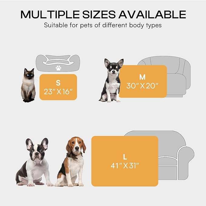 Luciphia 1 Pack 6 Dog Blankets Cat Soft Fluffy Fleece Pet Blanket Warm Cute - Image 5