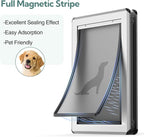 Large Dog Door for Exterior Doors, Aluminum Frame Doggy Door, Fully Magnetic - Image 3