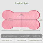 Dog Food Mat Anti-Slip Silicone Dog Bowl Mat Thicker Pet Placemat Waterproof - Image 2