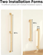 FUKUMARU Cat Wall Scratcher, Sturdy Sisal Climbing Tree - Image 4