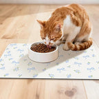 Dog Food Mat for Pet Cat Food Mat, Non-Slip Cat Pet Feeding Mats for Floor - Image 3