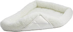 MidWest Homes for Pets QuietTime XXS Dog Bed – White Fleece Bolster, Ultra-Soft - Image 4
