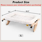AMOSIJOY Cat Sill Window Perch Sturdy Hammock Seat - Image 3