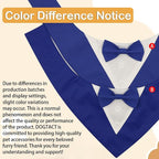 Dog Wedding Bandana, Formal Dog Tuxedo Adjustable Pet Collar - Image 2